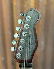 25009 Rusty Snakeskin Engraved Deluxe Steelcaster