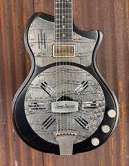 25051 Antique Silver Gator Black Res O Gator