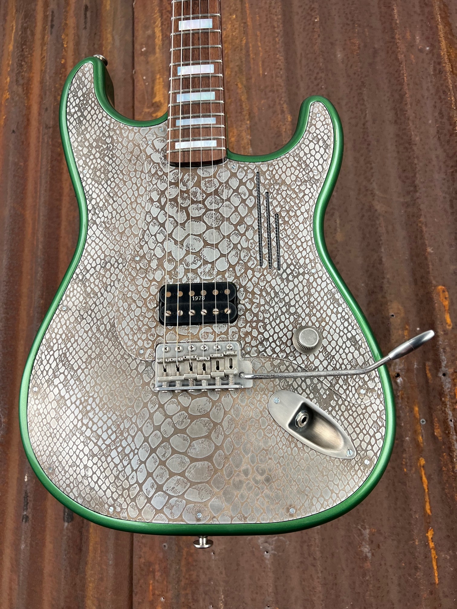 23049 Cadillac Green Snakeskin Steel O Matic
