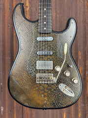 25035 Rusty Black Snakeskin Steel O Matic