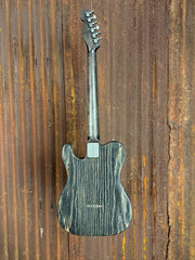 25055 Antique Silver Gator Engraved Deluxe SteelGuardCaster