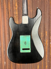 23031 Titanic Green Engraved Bamboo Steel O Matic