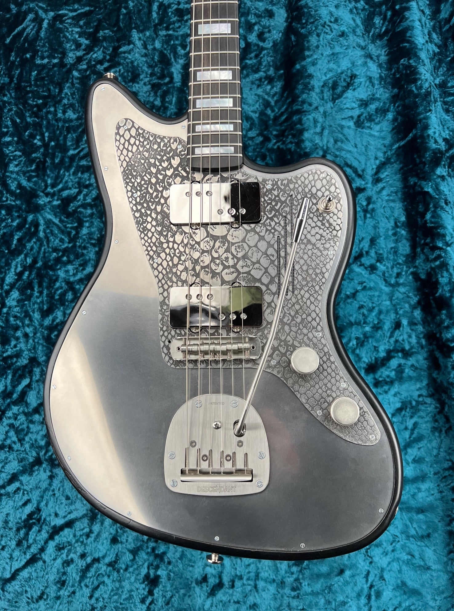 24020 Antique Silver Snakeskin Steelmaster