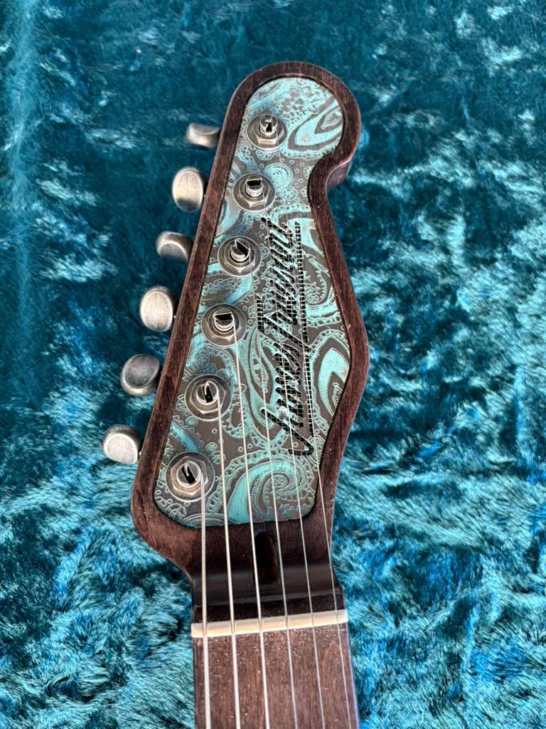 25082 Seafoam Green Paisley Steel O Matic