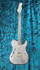 24027 Antique Silver Paisley Baritone SteelTopCaster