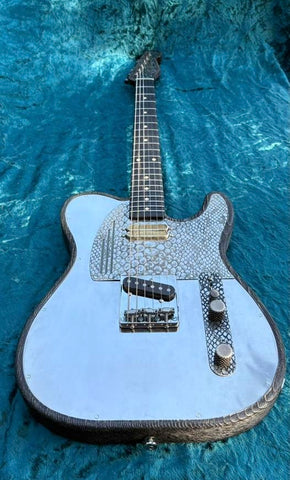 25072 Snakeskin Stainless Steel Steeltopcaster