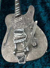 24026 Antique Silver Paisley Deluxe Steelcaster