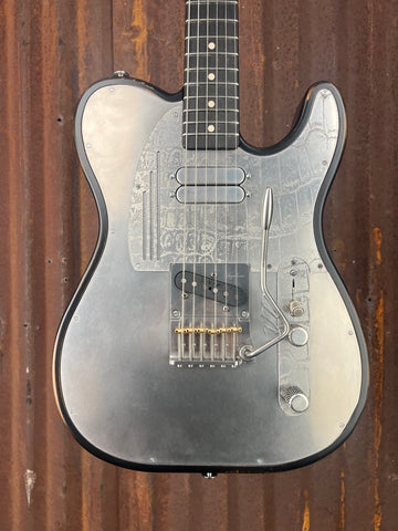 23019 Gator Engraved Recessed Metal SteelTopCaster with Tele Vegatrem