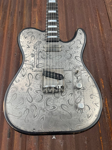 23030 Paisley Engraved Recessed SteelTopCaster with Glaser B Bender