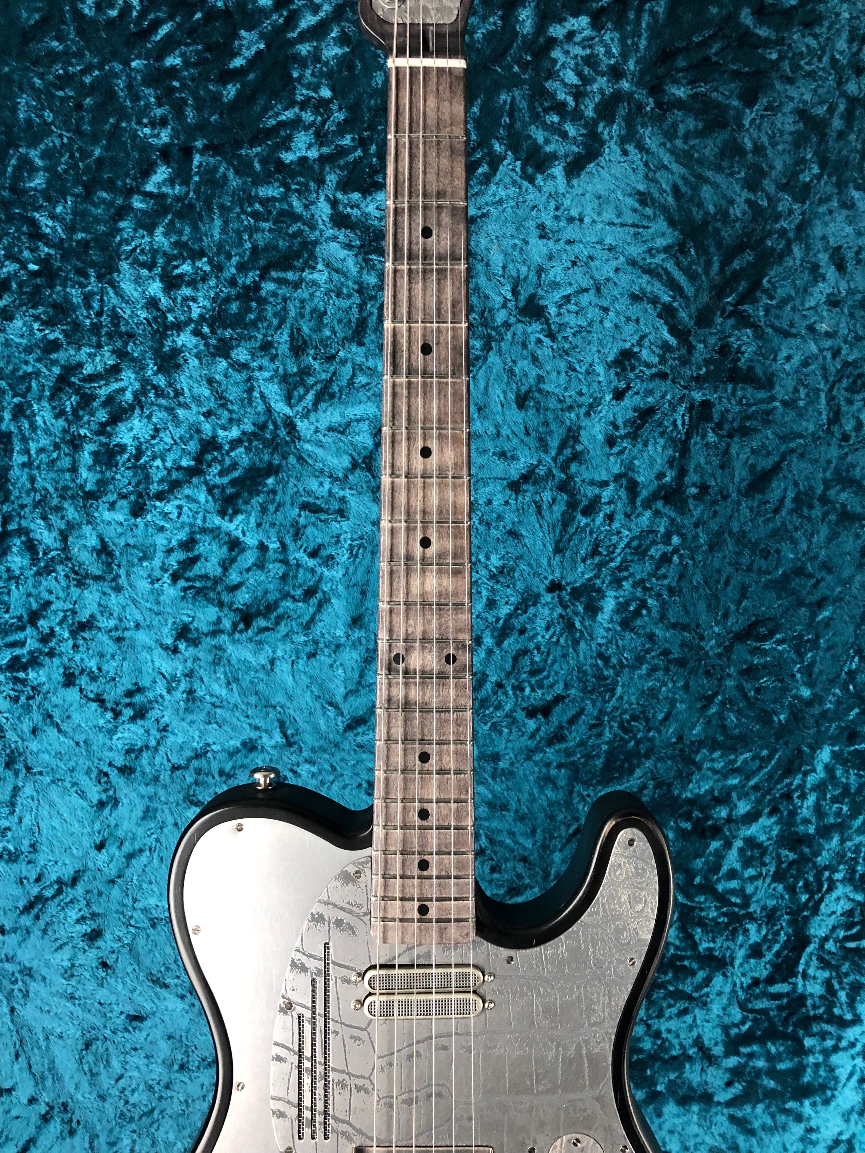 24056 Antique Silver Gator SteelTopCaster