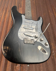 23016 Gator Engraved Satin Black Nitro Steel O Matic