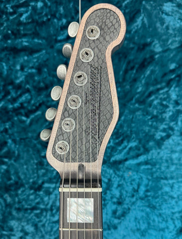 25044 Black Snakeskin Engraved Steelmaster