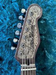 25033 Black on Steel Roses Baritone