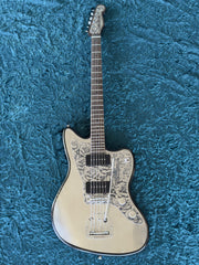 25033 Black on Steel Roses Baritone