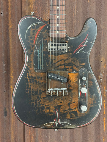 25012 Rusty Pinstriped Steelcaster