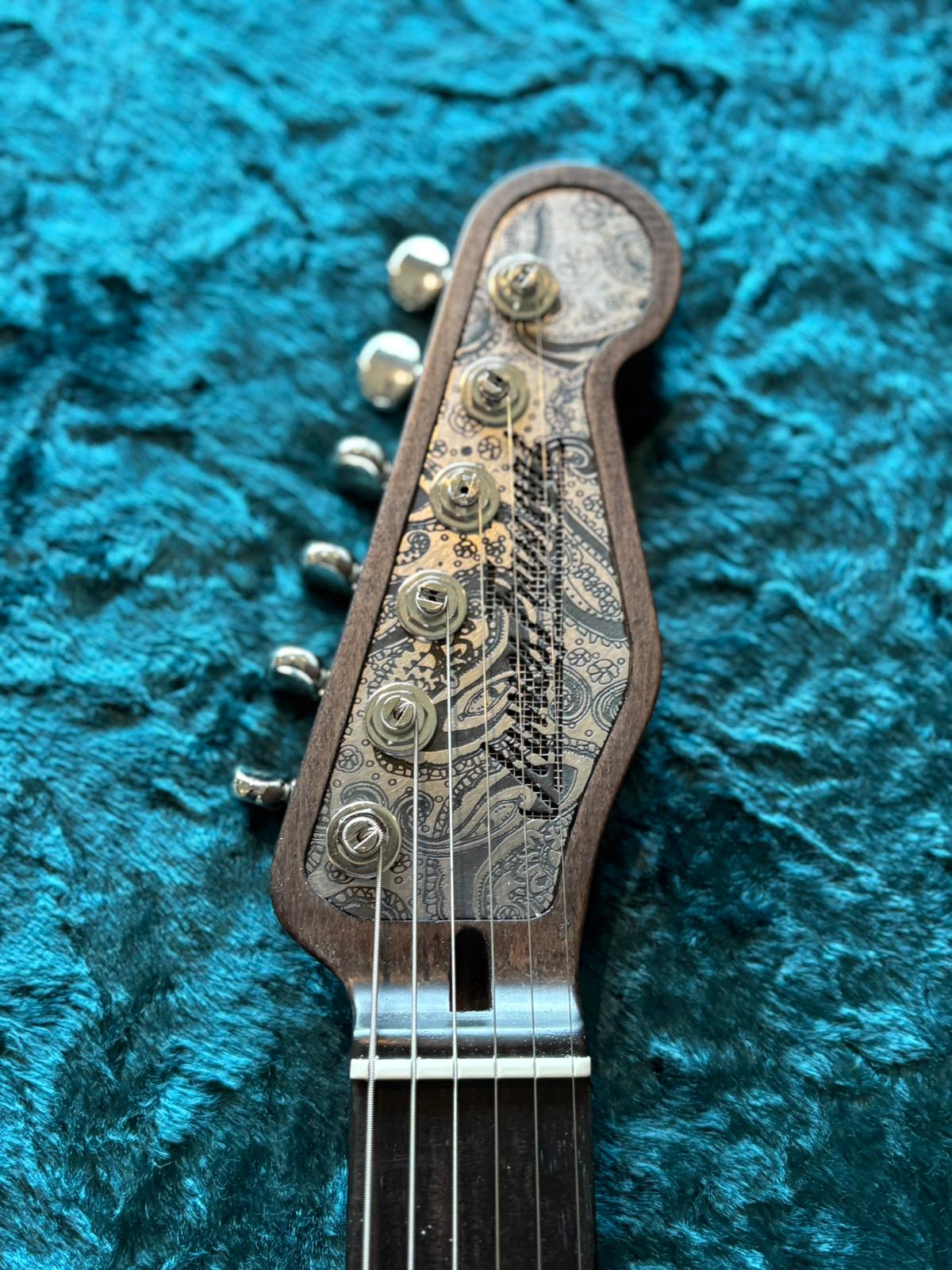 25059 Paisley Engraved Deluxe SteelGuardCaster