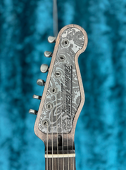 24037 Paisley engraved Steeltopcaster