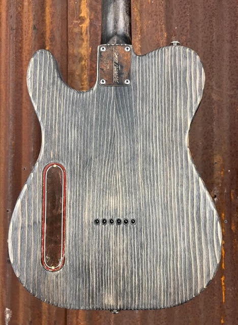 22095 Rusty Pinstriped Driftwood SteelGuardCaster