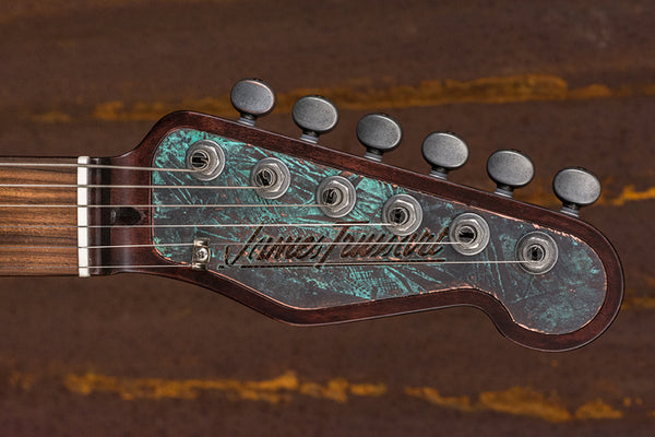 19029 Titanic Green Bamboo Pattern Deluxe SteelCaster – James