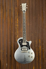 21129 Satin Black on Pinstriped Antique Silver 21 SteelDeville