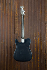 21132 Antique Silver Paisley Engraved Satin Black Deluxe Steelcaster