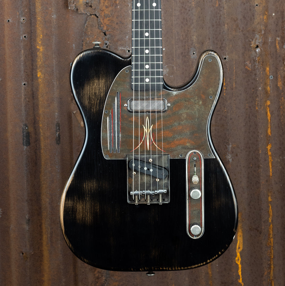 21116 Rust O Matic Pinstriped Nitro Black SteelGuardCaster