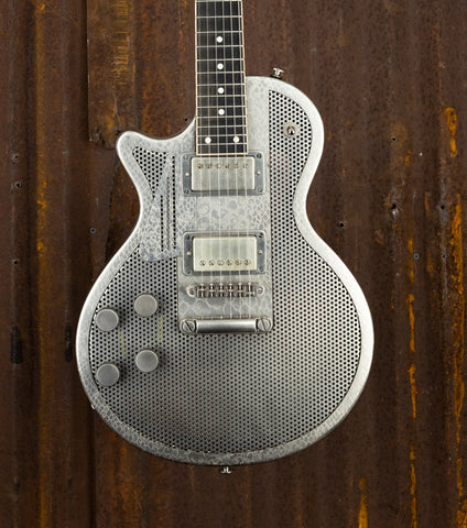 21025 Lefty Antique Silver Holey SteelDeville