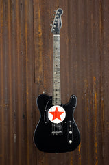 21127 Red Star Satin Black SteelCaster