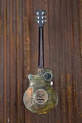 21165 Rust on Cream Gator Engraved Steelphonic