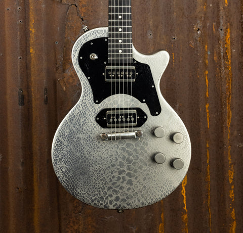 21138 Antique Silver Snakeskin Engraved '21 SteelDeville