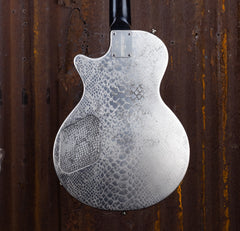 21138 Antique Silver Snakeskin Engraved '21 SteelDeville