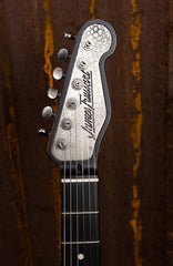 21138 Antique Silver Snakeskin Engraved '21 SteelDeville