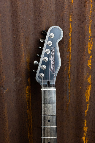 21127 Red Star Satin Black SteelCaster