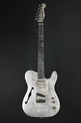 11185 Antique Silver Dragon Deluxe SteelCaster