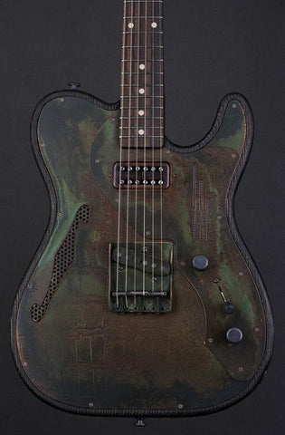 15107 Titanic Green Gator Deluxe SteelTopCaster
