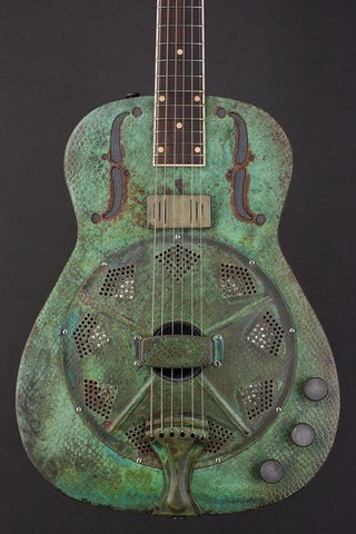 15124 Titanic Green Snakeskin SteelReso