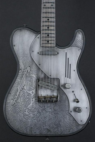 15158 Antique Silver Paisley Deluxe SteelTopCaster