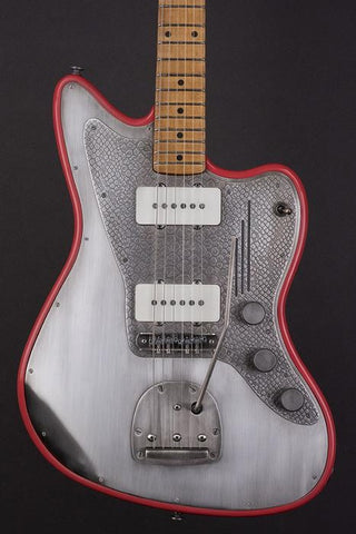 15165 Antique Silver Snakeskin Pickguard