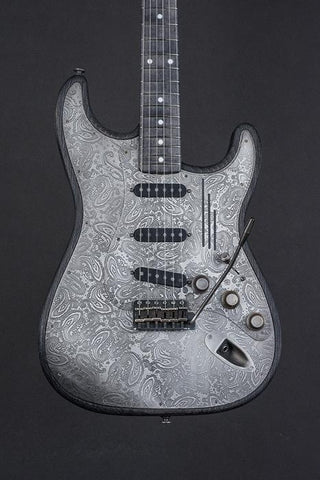 16098 Antique Silver Paisley Driftwood Steel O Matic