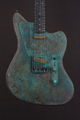 16105 Titanic Green Snakeskin Driftwood SteelTeleMaster