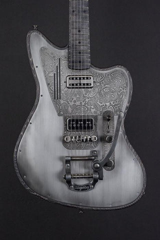 16117 Antique Silver Paisley Driftwood SteelTeleMaster