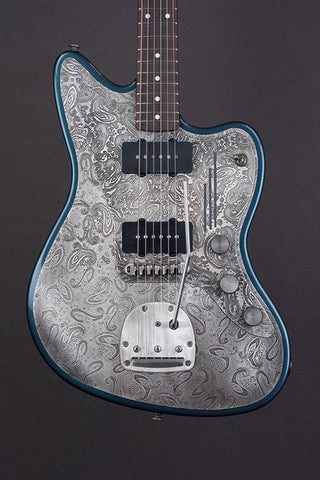 16146 Antique Silver Paisley Tuxedo Blue SteelMaster