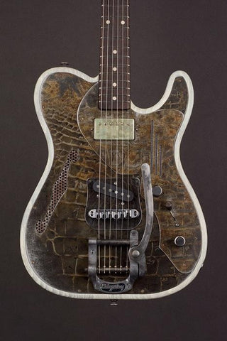 17009 Rust O Matic Driftwood Deluxe SteelTopCaster Bigsby