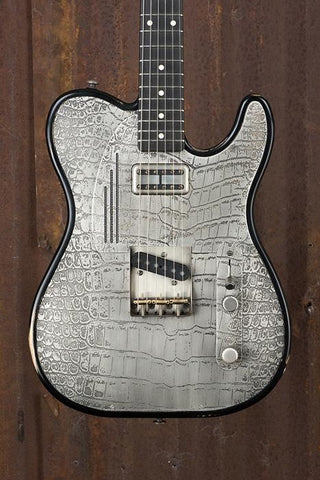 17034 Antique Silver Gator SteelTopCaster