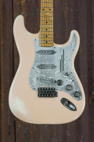 17040 Antique Silver Paisley Shell Pink SteelGuard O Matic