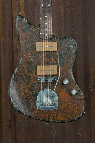 17102 Recessed Engraved Black Paisley Steelmaster