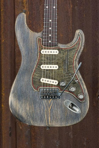 17147 Pinstripe Rusty Pickguard Driftwood SteelGuard O Matic