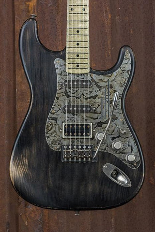 18004 Black on Steel Roses Black Relic Thin Nitro SteelGuard O Matic