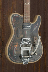 19000 Rust O Matic Gator on White and Red Pinstriped SteelTop Caster