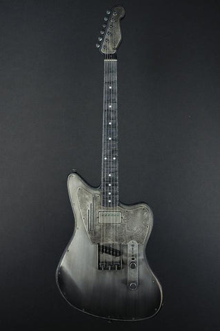 15084 Antique Silver Roses Pickguard SteelTeleMaster
